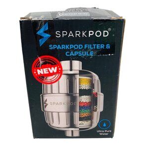 SparkPod Shower Filter & Capsule For Universal Shower Heads High Output